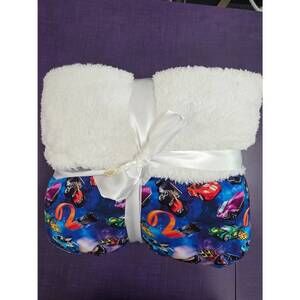 NEW CHARLIES PROJECT fast cars plush bamboo blanket in multi